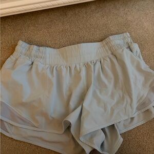 Light Blue Women's Athletic Shorts